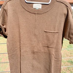 green target thin sweater